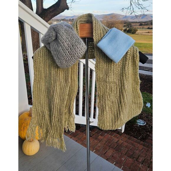 Winter scarf & headband bundle handmade - Picture 9 of 10